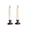 Delighted Home LED Window Candles, Battery Powered Flameless Tapers, Indoor Year Round and Holiday Decor, Ivory, 2 Pack